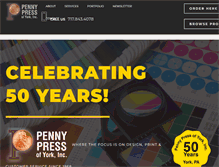 Tablet Screenshot of penny-press.com